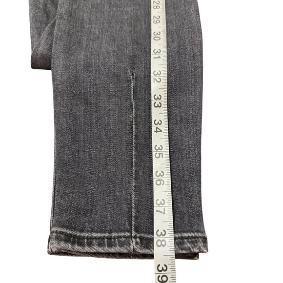 AO.LA You Look Good Womens Gray Distressed Skinny Stretch Denim Pants Size 27 - Picture 7 of 11